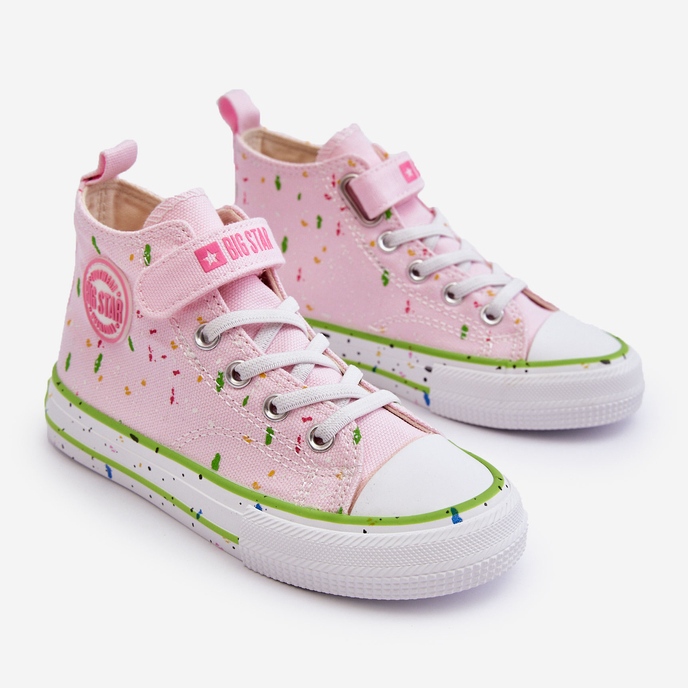 Mönstrade Sneakers för barn Big Star LL374051 Rosa 1