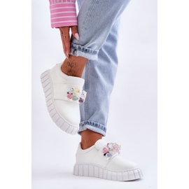 PS1 Fashionabla Slip-On sportskor med vit Desire dekoration 1