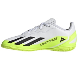 Adidas X Crazyfast.4 In Jr IE4065 fotbollsskor vit vit 1