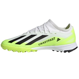 Adidas X Crazyfast.3 Tf Jr IE1568 fotbollsskor vit vit 2