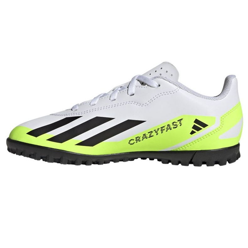 Adidas X Crazyfast.4 Tf Jr IE4066 fotbollsskor vit vit 1