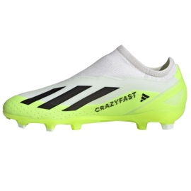 Skor adidas X CRAZYFAST.3 Ll Fg Jr ID9357 vit vit 1