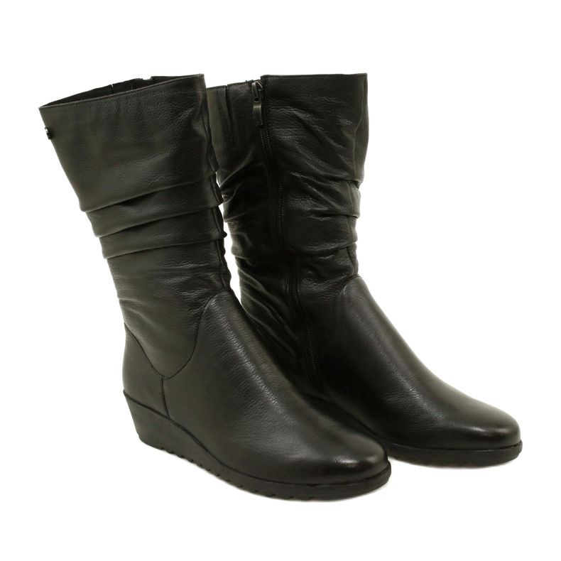 Caprice Walking On Air korta wedge boots 25417-41 022 svarta 2