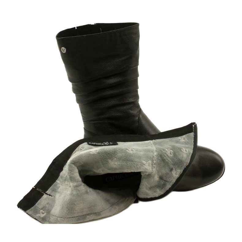 Caprice Walking On Air korta wedge boots 25417-41 022 svarta 5