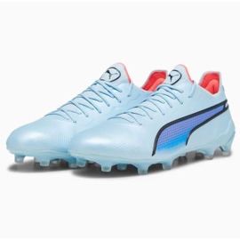 Puma King Ultimate FG/AG M 107563-02 fotbollsskor silver nyanser av grått 1