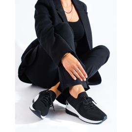 SHELOVET Svarta Fitness Sneakers 1