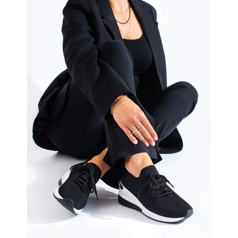 SHELOVET Svarta Fitness Sneakers 1