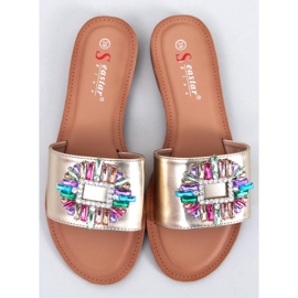 Lowell Guldfärgade stenrutschbanor gyllene 1