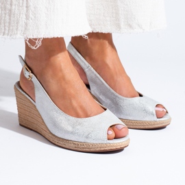 W. Potocki Eleganta silversandaler från Potocki silver- 1