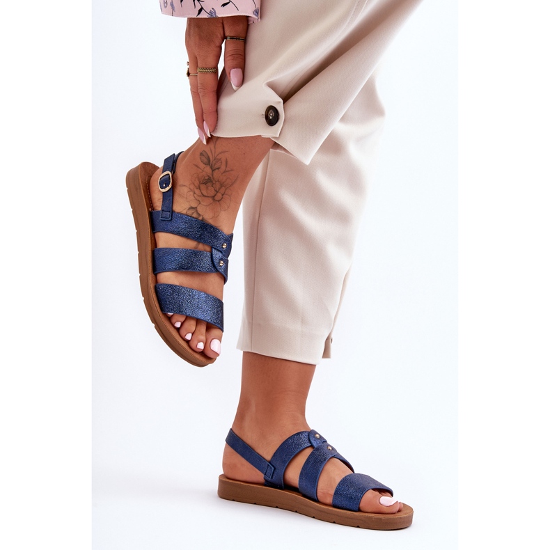 PG1 Glittersandaler för kvinnor Blå Catalia 2