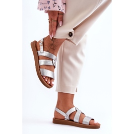 PG1 Glittersandaler för kvinnor Silver Catalia 2