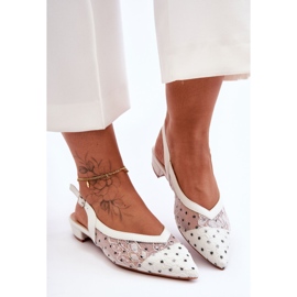 PG1 Polka Dot Ballerinas White Adore för kvinnor vit 2