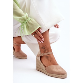 PG1 Mocka Wedge Sandaler Beige Selfoss 2