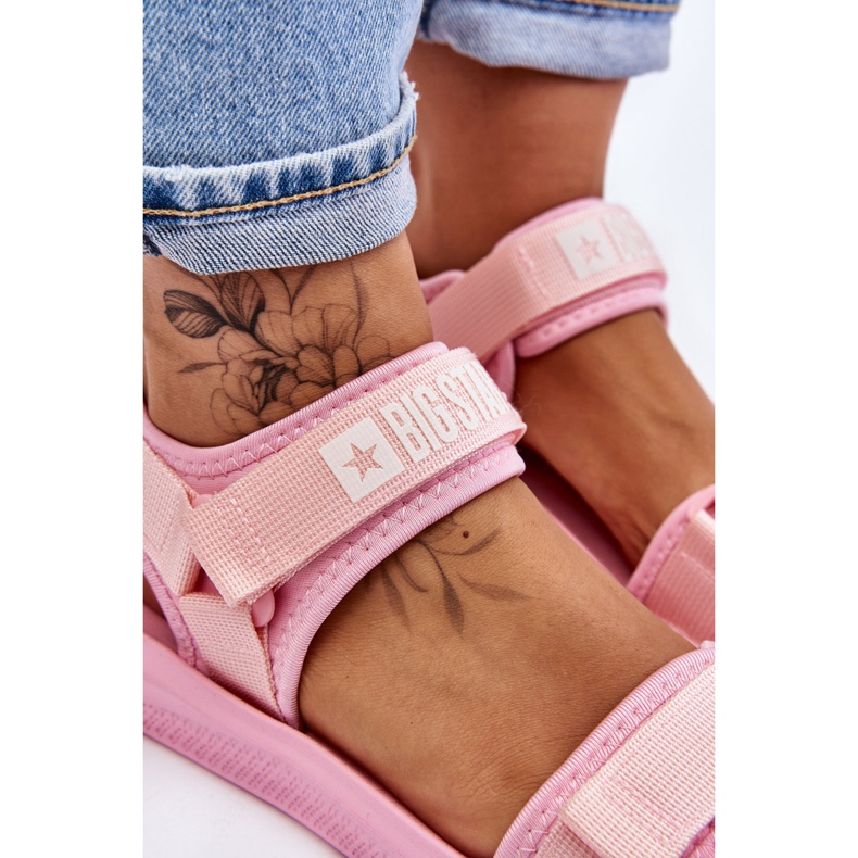 Damsportsandaler Big Star LL274729 Rosa 5