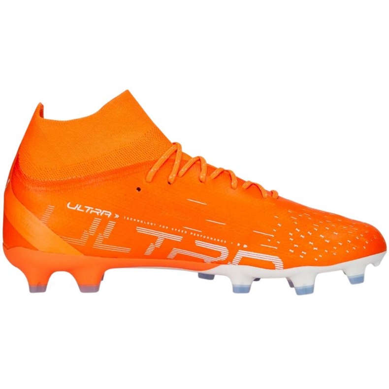 Puma Ultra Pro FG/AG M 107240 01 fotbollsskor orange apelsiner och röda 1