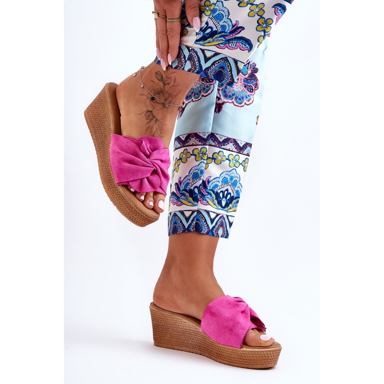 Kvinnors wedge slides Rosa Calama 1