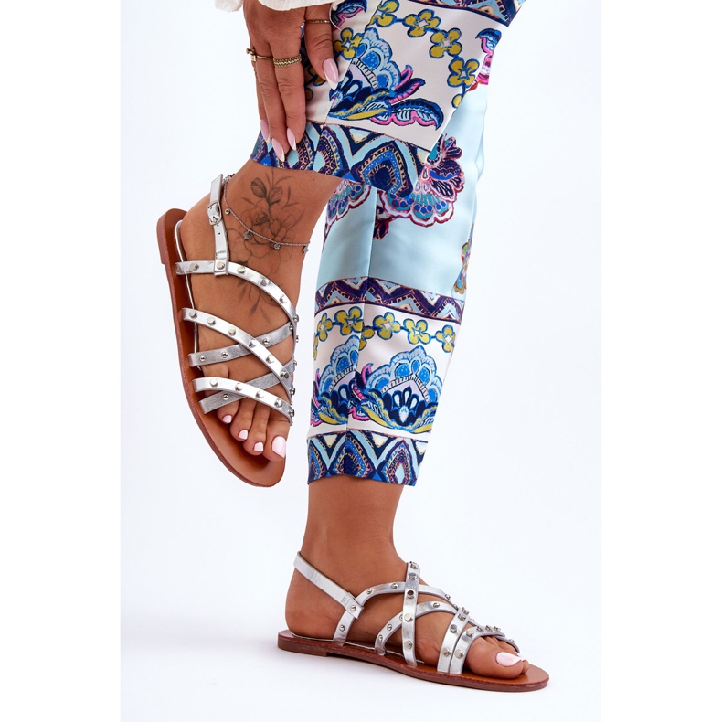 Damsandaler Silver Alemona silver- 2