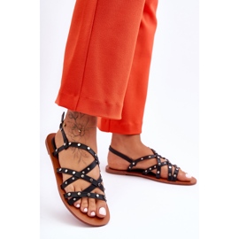 Damsandaler Med Ornament Svart Alemona 1