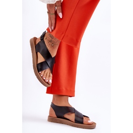 PG1 Lätt klassiska damsandaler Svart Lenny 2