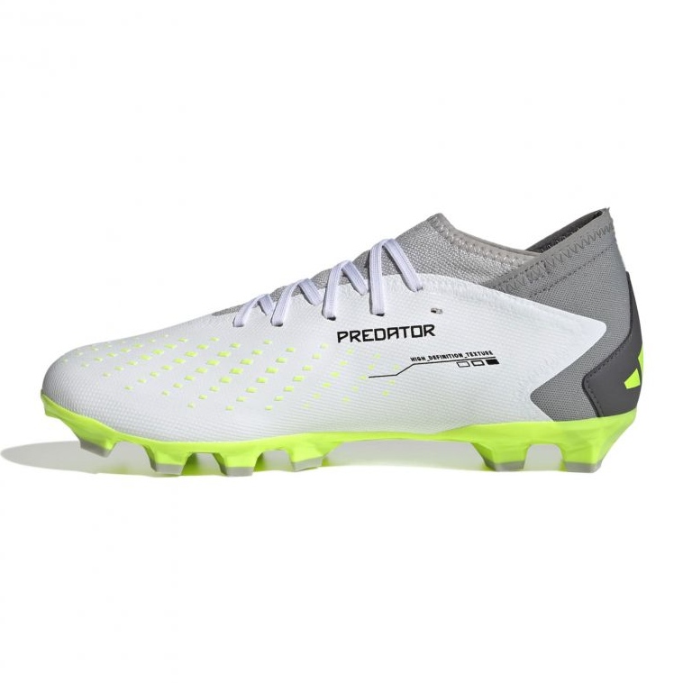 Adidas Predator Accuracy.3 Mg M IE9484 fotbollsskor vitt och grått vit 1