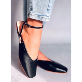 Balettkläder med öppen klack från Gianna Black svart 1