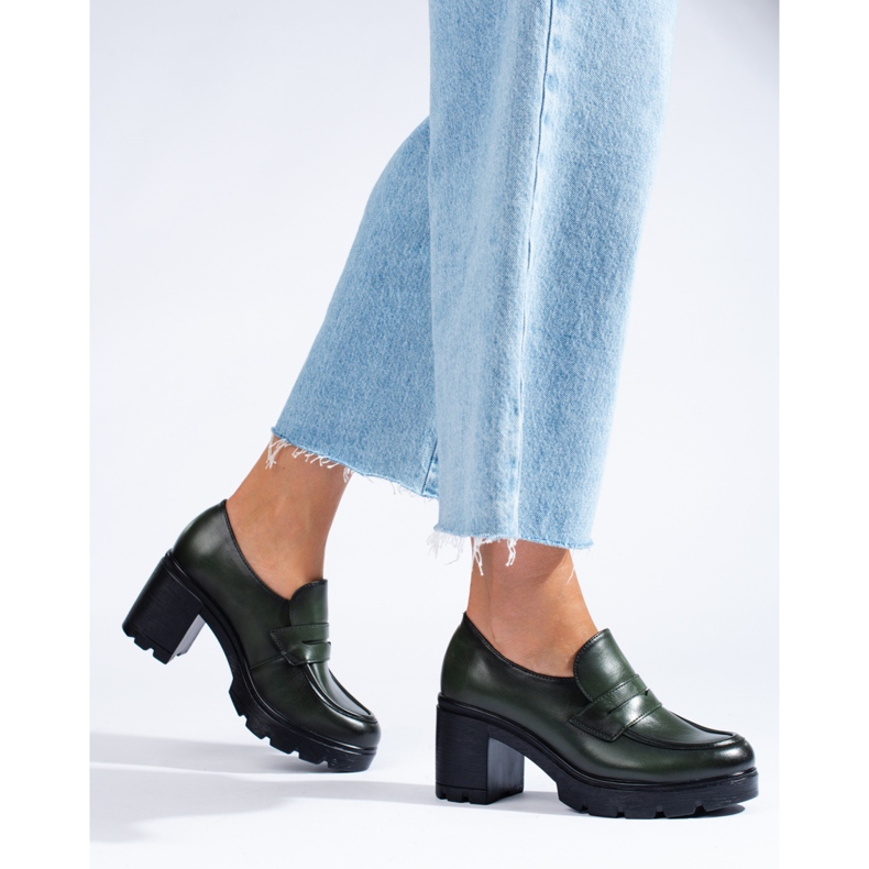 W. Potocki Mörkgröna brogues från Potocki 1