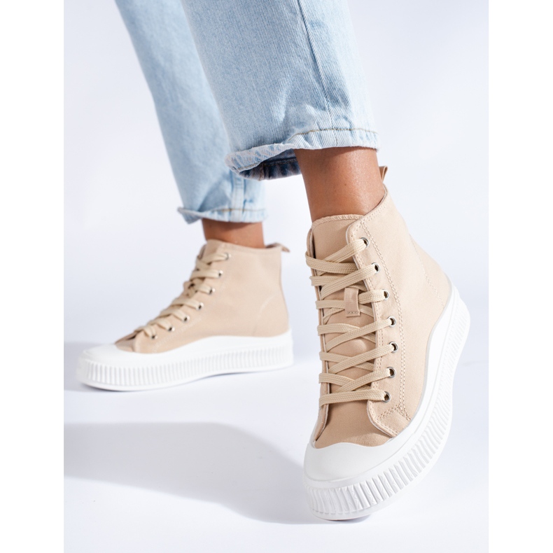 Seastar Höga Casual Sneakers beige 2