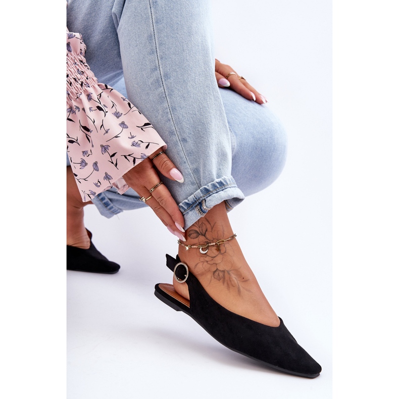 PS1 Kenra Ballerina i svart mocka för kvinnor 2