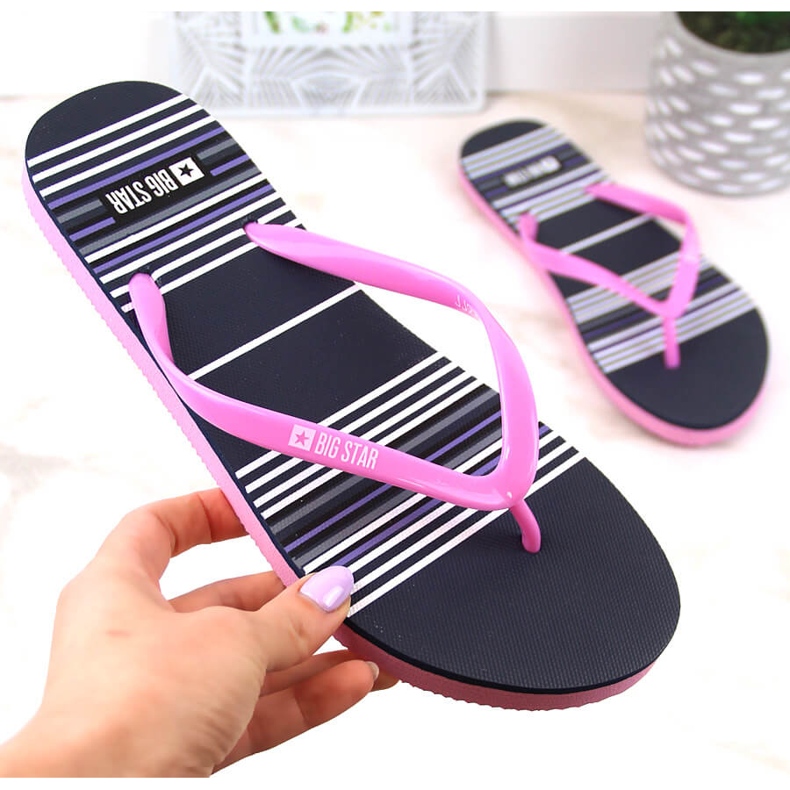 Platta flipflops Big Star W JJ274A352 rosa 3