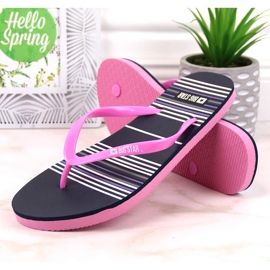Platta flipflops Big Star W JJ274A352 rosa 1