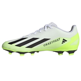 Adidas X Crazyfast.4 FxG M HQ4535 fotbollsskor vit vit 1