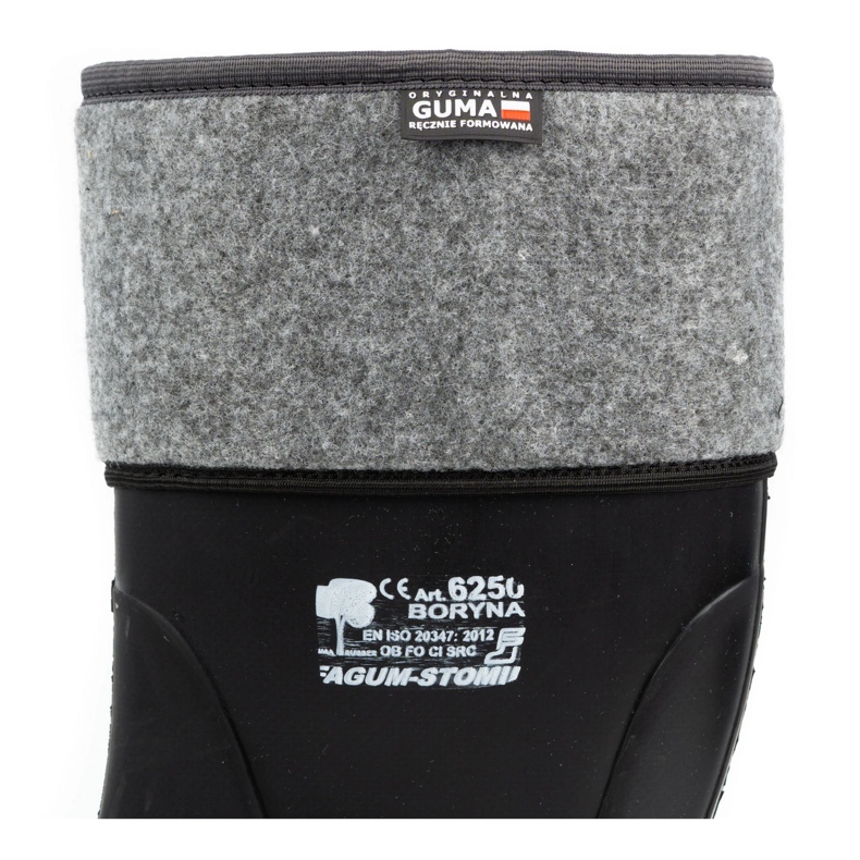 Fagum-Stomil Arbetsstövlar, gummistövlar, Boryna 6250 svart 4