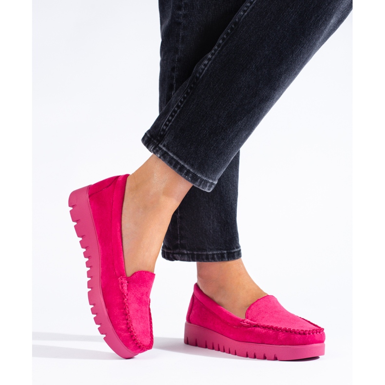 W. Potocki Slip-on rosa mockasin mockasin med tjock sula från Potocki 2