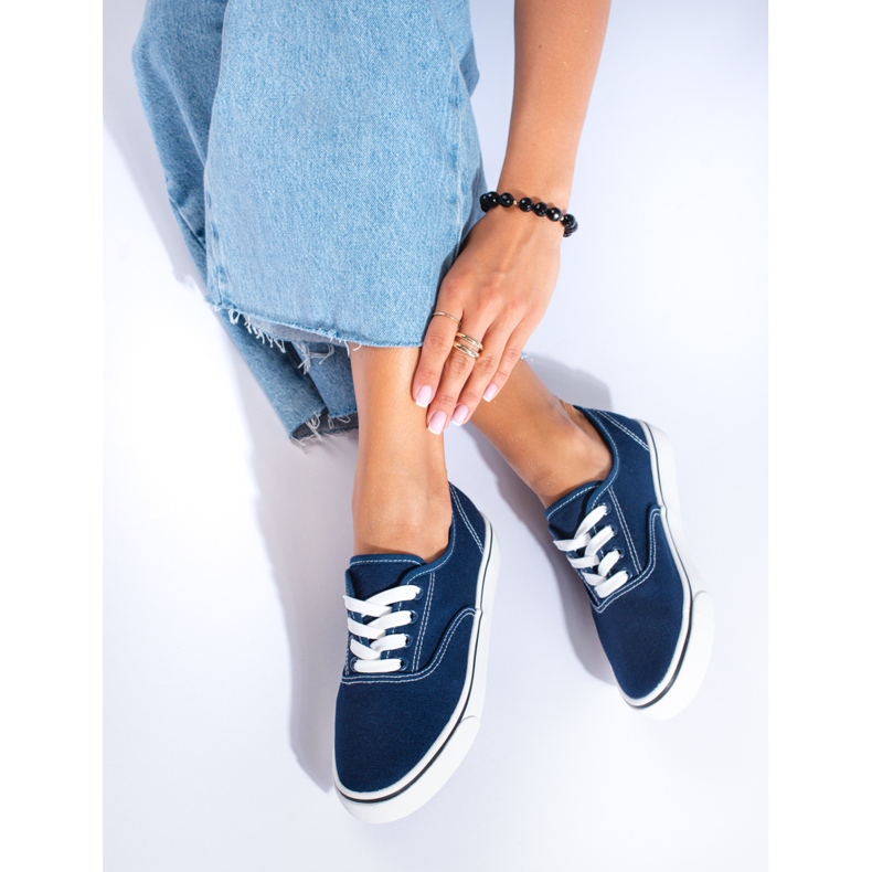 SHELOVET Sneakers för kvinnor blå 2