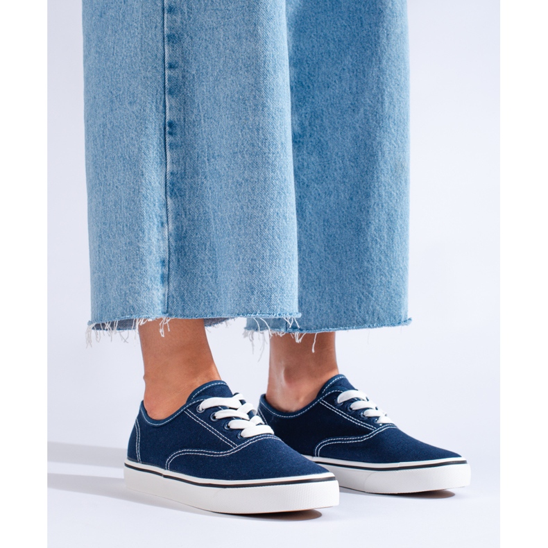 SHELOVET Sneakers för kvinnor blå 1