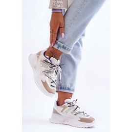 Läderplattform Sportskor Vit Sifel 2