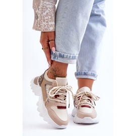 Sportskor På En Massiv Sula Beige Corena 1