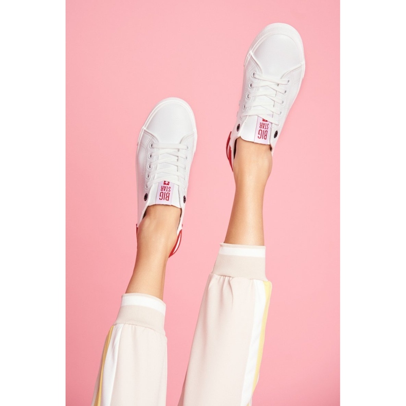 Dam Sneakers Big Star White FF274174 vit 2