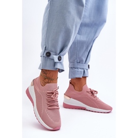 PG1 Tyg Slip-On Sportskor Rosa Visconti Wedge 2