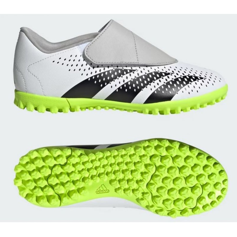 Adidas Predator Accuracy.4 Vel Tf Jr IE9435 skor vit vit 1