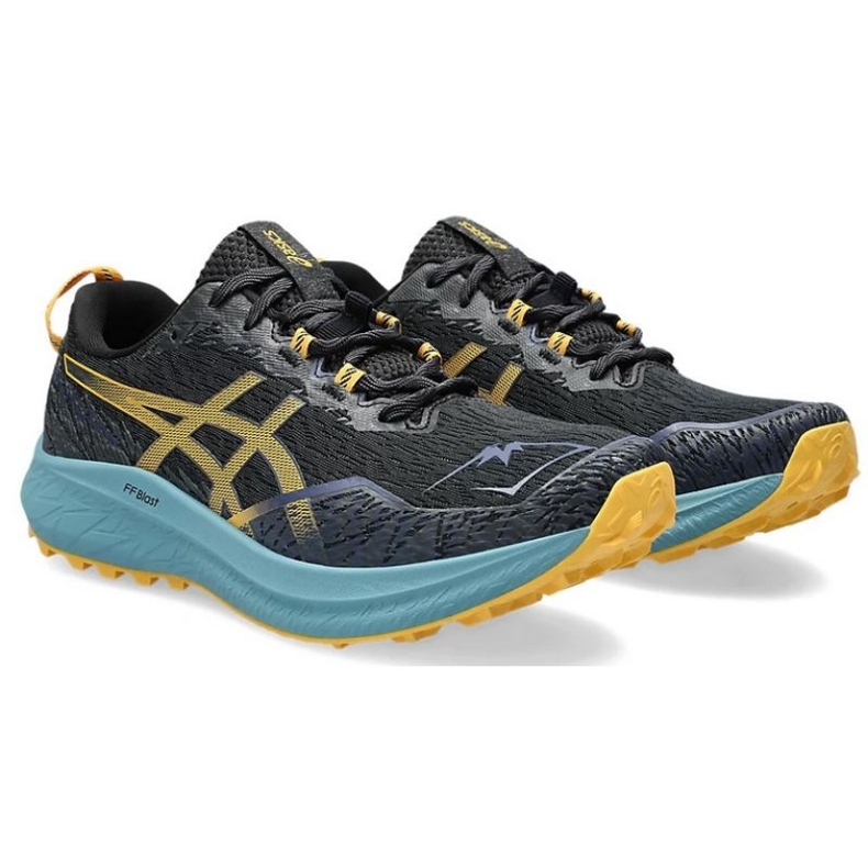 Asics Fuji Lite 4 M 1011B698 001 löparskor svart 1