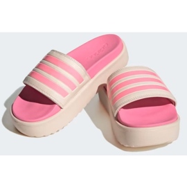 Adidas Adilette Platform HP9409 rosa flip-flops beige 1