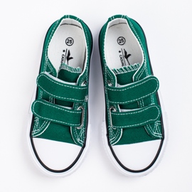Gröna barnsneakers från Shelovet kardborre 1