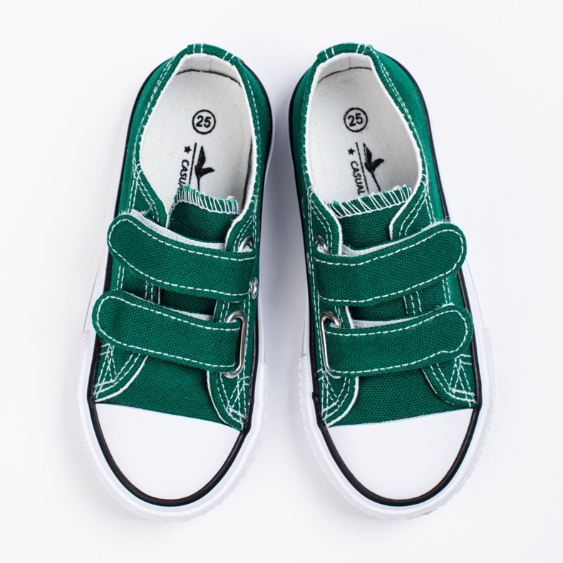 Gröna barnsneakers från Shelovet kardborre 1