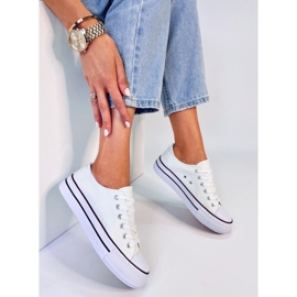 Fargis White klassiska sneakers för kvinnor vit 1