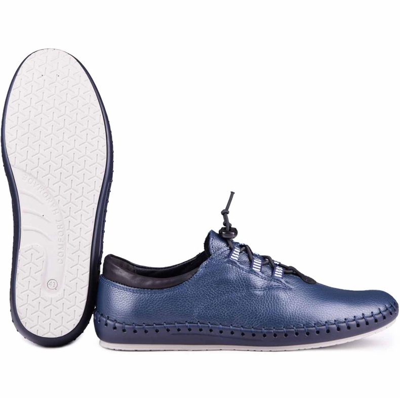 Kampol Herrskorskor avslappnad 337/63 marinblå ansikte 5