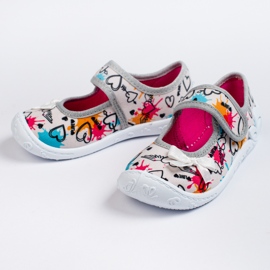 SHELOVET Flerfärgade 3F tofflor för tjejer mångfärgad 1