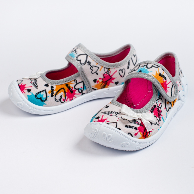 SHELOVET Flerfärgade 3F tofflor för tjejer mångfärgad 1