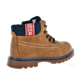 Pojkstövlar isolerade kamel Big Star KK374130 gul 1