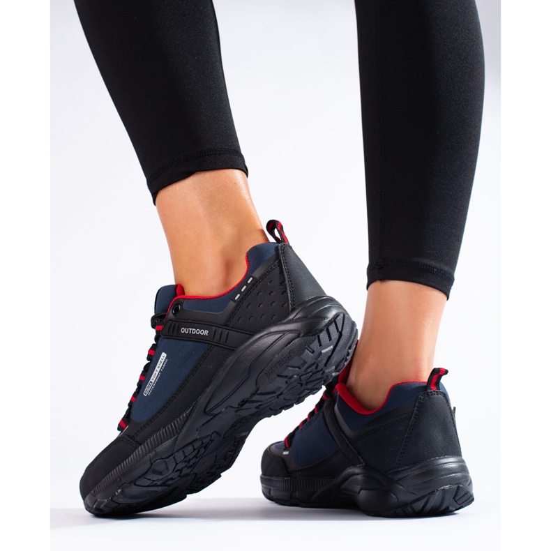 DK Outdoor Trekking Skor svart marinblå 2